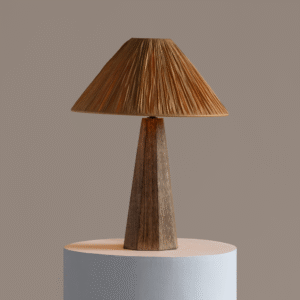 Hand Made Wooden Lamp