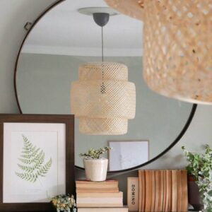 Bamboo Sinnerlig Pendant Lamp Wicker Lantern for Cozy Interiors